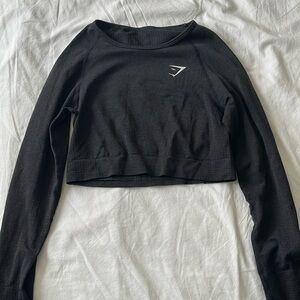 Gymshark Vital Seamless Black Long Sleeve